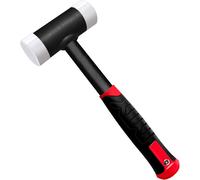 KWEX-Maillet souple anti-retour, 40 mm de diamètre, manche en tube d'acier, tête en nylon remplaçable pour l'entretien et le montage