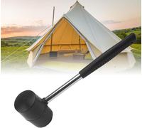 KWEX-Marteau Caoutchouc, Petit Marteau à Tête en Caoutchouc avec Poignée Antidérapante, Maillet Doux pour le Bois, le Plastique, le Cuir, la Modélisation et l'Artisanat de Bijoux, 300g