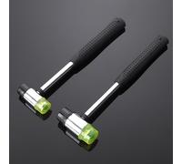 Kwex-Marteau En Caoutchouc Double Face 25 Mm 35 Mm Avec Tête Souple Pour Les Artisans De Bijoux, L'artisanat Du Cuir, Le Bois, Les Revêtements De Sol Et Plus Encore - Poignée En Plastique Légère Et