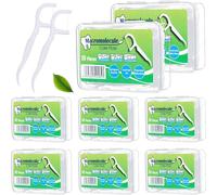 Kwex-Mauepersu Lot De 400 Bâtonnets De Fil Dentaire Avec Support Pour Cure-Dents, Fil Dentaire/Soins Dentaires Avec Design En Forme De Y, Bâtonnets De Nettoyage Dentaire Disposables