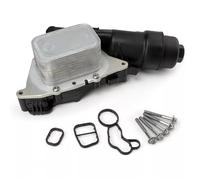 KWEZ Refroidisseur de Transmission Boîtier de Filtre de Refroidisseur d'huile Moteur en Aluminium 11428585235 pour BMW 2015-2020 F38 F48 I12 I15 I8 X1 X2