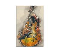 KWID Poster de musique rock cool sur toile - Poster mural décoratif et image d'art moderne pour chambre à coucher - 30 x 45 cm