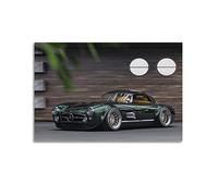 KWID Poster décoratif sur toile représentant Mercedes 300sl 111 - Décoration murale moderne pour chambre à coucher - 30 x 45 cm