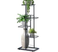 Kwietnik metalowy czarny 5-poziomowy 96 cm
