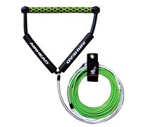Kwik Tek Thermal Rope AIRHEAD Dyneema Corde Thermique pour Wakeboard pour Hommes, Vert, 4 Sections (70 Feet)