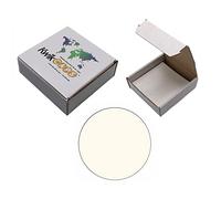 KwikCaps PVC Blanc platine Cache-vis adhésifs VBA plus Trous de forage Clous Came [Diamètre 14 mm Sachet de 625]