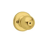 Kwikset 300P 3 CP 93001-873 Bouton de lit et baignoire Polo Laiton poli