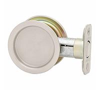 Kwikset 334 Round Hall/poche de placards Verrou de porte en nickel satiné