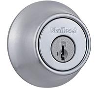Kwikset 660 26D SMT SCAL SCS Pêne dormant monocylindre avec clé intelligente, chrome satiné