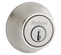 Kwikset 660 Single Cylinder Deadbolt in Satin Nickel by Kwikset
