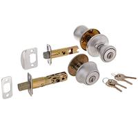 Kwikset 690T 26D SMT RCAL RCS 690 Tylo Bouton d'entrée à clé et pêne dormant monocylindre avec clé intelligente, chrome satiné