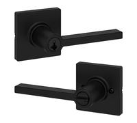 Kwikset 94050-663 Casey Levier d'entrée Noir mat