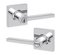 Kwikset 94050-672 Casey Levier d'entrée Chrome poli