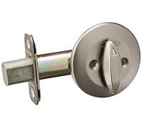 Kwikset 96630-065 663 Verrou simple face en nickel satiné