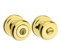 Kwikset Juno Bouton d'entrée avec SmartKey® en laiton poli