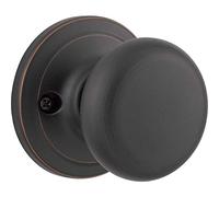 Kwikset Juno Half-Dummy Knob in Satin Nickel