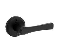 Kwikset Katella Levier factice avec rosace ronde Noir mat