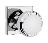 Kwikset Maven Bouton de porte factice simple face pour placards, portes doubles franaises et garde-manger, chrome poli, bouton de porte intrieu