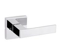 Kwikset Singapour Levier de porte privé pour chambre et salle de bain en chrome poli