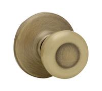 Kwikset Tylo 92001-566 Bouton de placard en laiton antique