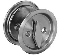 Kwikset Verrou de porte rond pour lit/baignoire en nickel satiné 335