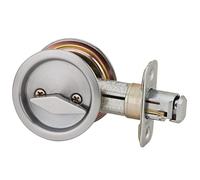 Kwikset Verrou de porte rond pour lit ou salle de bain Chromé satiné 335 Kwikset