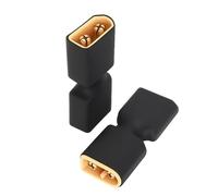 kwinfei 2 Pièces XT60 Auf 2Pin Adaptateurs Mâle vers Mâle, Connecteurs Haute Qualité pour Modélisme, RC Drone, Voiture Télécommandée, Sécurisé et Fiable, Facile à Connecter et à Utiliser