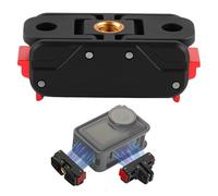 kwinfei Support Adaptateur Magnétique pour Action 5 Pro/4, Accessoire Action 5 Pro Pliable et Extensible, Compatible avec Trépieds, Sangles et Clips, Alliage Aluminium Durable pour Sports et VLOG