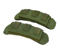 KWJTOY 1 Paire de Coussinets Tactiques pour Gilet,bandoulière, Accessoires de Sac à Dos,Coussinets de Protection pour randonnée,Coussin Confortable en Maille de Protection, Marron