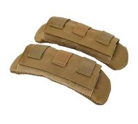 KWJTOY Coussinets Tactiques pour Gilet, Accessoires de Sac à Dos, Coussin Confortable en Maille de Protection, Marron