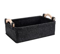 KWLET Petit panier de rangement gris pour tag res Bac de rangement en tissu
