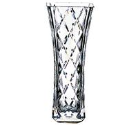 Kwlyon Vase à Fleurs incassable décoratif Brillant comme du Verre, Vase Moderne Plus Solide Que Les vases en Plastique et en Acrylique, Cadeau de 20,3 cm de Haut (Transparent, Large A)