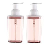 KWMAEEUID Distributeur de Savon pour Salle de Bain, Lot de 2, Distributeur de Savon épais et Transparent, Flacon à Pompe pour Distributeur de Savon moussant pour Cuisine, Flacon de Lotion