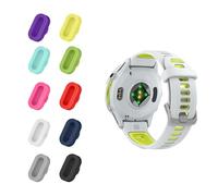 kwmobile 10x Capuchon Protection Compatible avec Garmin Forerunner 970 / Forerunner 570 - Set Bouchons de Protection en Silicone pour Montre connectée - Multicolore