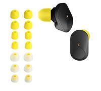 kwmobile 14x Embout Compatible avec Sony WF-1000XM3 / WF-1000XM4 / WF-1000XM5 - Embouts de Rechange en Silicone pour Écouteurs Jaune