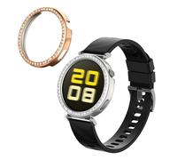 kwmobile 2X Coque Cadre Compatible avec Huawei Watch GT5 41mm / Watch GT4 41mm Coque Cadre Montre - Étui pour Cadre Montre connectée Fitness Tracker - argenté-Or Rose