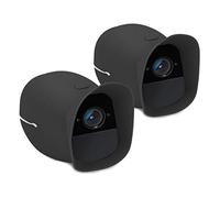 kwmobile 2X Coque Compatible avec Arlo Pro/Pro 2 Smart - Étui Souple en Silicone pour Caméra de Sécurité - Noir