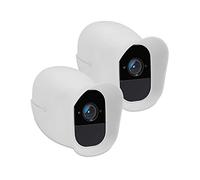 kwmobile 2X Coque Compatible avec Arlo Pro/Pro 2 Smart - Étui Souple en Silicone pour Caméra de Sécurité - Blanc