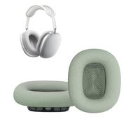 kwmobile 2X Coussinet Compatible avec Apple AirPods Max/AirPods Max 2 Coussinet - Coussinets en Mousse pour Casque Audio - Vert