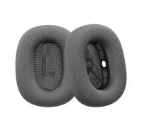 kwmobile 2X Coussinet Compatible avec Apple AirPods Max Coussinet - Coussinets Magnétiques en Mousse pour Casque Audio - Gris foncé