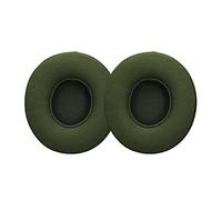 kwmobile 2X Coussinet Compatible avec Beats Solo 2 Wireless/Solo 3 Wireless Coussinet - Coussinets en Mousse pour Casque Audio - Vert foncé