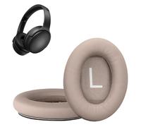 kwmobile 2X Coussinet Compatible avec Bose QuietComfort 45 / QC45 / SC Coussinet - Coussinets en Mousse pour Casque Audio - Beige