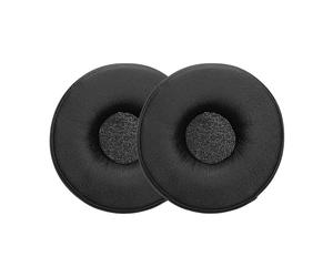 kwmobile 2X Coussinet Compatible avec Jabra Engage 65 / Engage 75 / Engage 55 Coussinet - Coussinets en Mousse pour Casque Audio - Noir