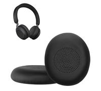 kwmobile 2X Coussinet Compatible avec Jabra Jabra Elite 45h / Evolve2 65 / Evolve2 40 Coussinet - Coussinets en Mousse pour Casque Audio - Noir