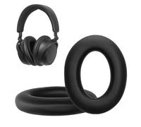 kwmobile 2X Coussinet Compatible avec Sennheiser Accentum Plus Coussinet - Coussinets en Mousse pour Casque Audio - Noir