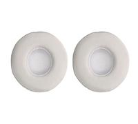 kwmobile 2X Coussinet de Rechange Compatible avec Beats Solo 2 Wireless/Solo 3 Wireless - Coussinets en Mousse pour Casque Audio - Blanc
