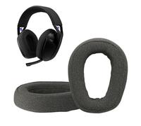 kwmobile 2X Coussinet de Rechange Compatible avec Logitech G G321 - Coussinets en Maille pour Casque Audio - Gris foncé