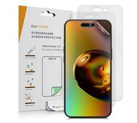 kwmobile 3X Film Protection Compatible avec Apple iPhone 16 Pro Max - 3X Film de Protection d'Écran Mat pour Téléphone en Plastique