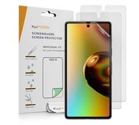 kwmobile 3X Film Protection Compatible avec Google Pixel 7a - 3X Film de Protection d'Écran Mat pour Téléphone en Plastique