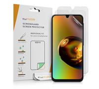 kwmobile 3X Film Protection Compatible avec Samsung Galaxy A16 5G - 3X Film de Protection d'Écran Mat pour Téléphone en Plastique